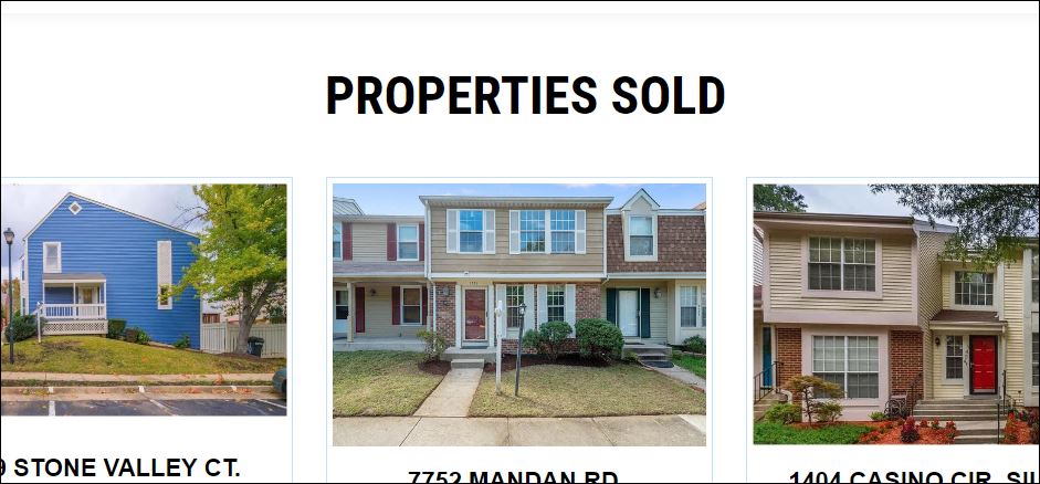 Properties I sold